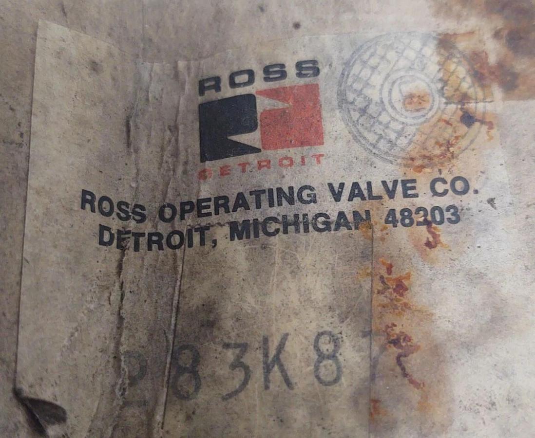 🔥 Ross 283K87 Valve Service Not Complete