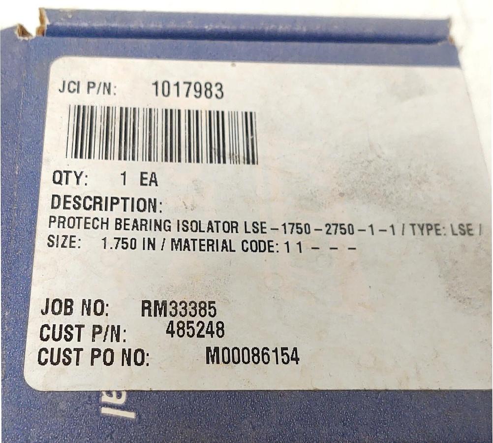 🔥 NEW John Crane Protech Bearing Isolator LSE-1750-2750-1-1 Size 1.750"
