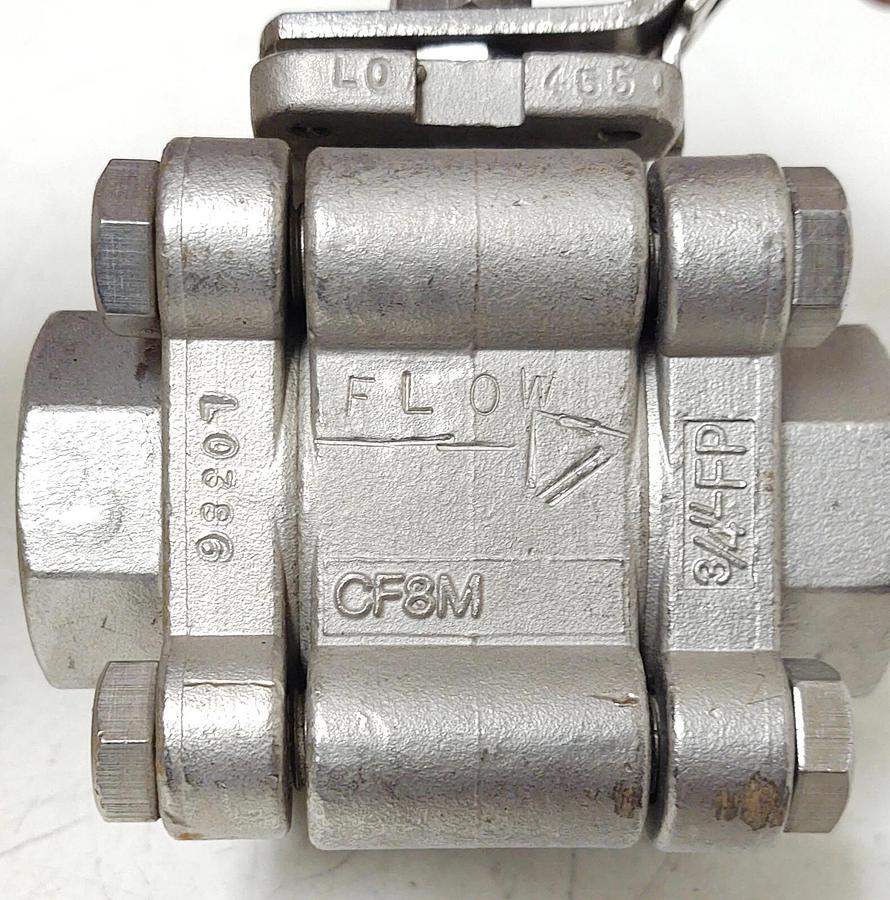 🔥 NEW OLD STOCK 3/4" FP SS Stainless Steel Socket Weld Ball Valve #2200 PSI WOG