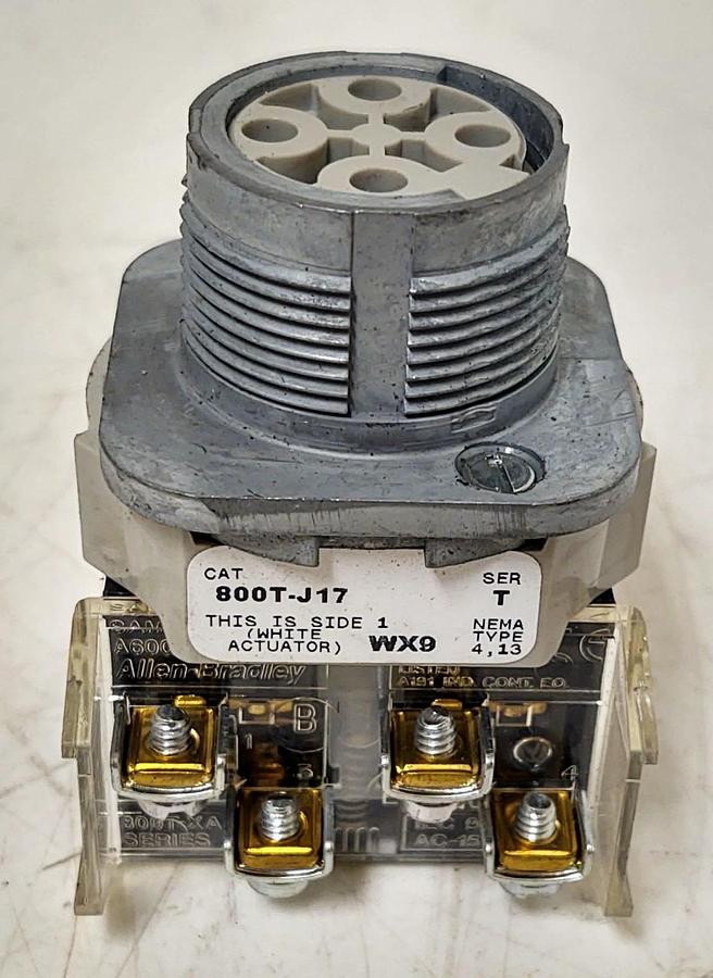 🔥New Allen Bradley 800T-J17A Ser T Selector Switch 3 Position
