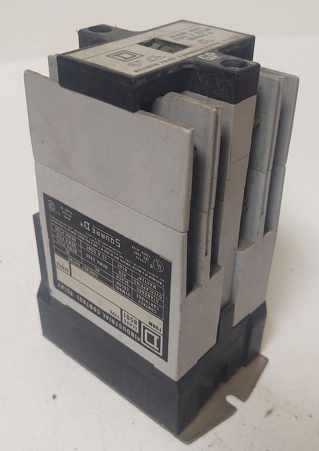 Used 🔥Square D Class 8501 Control Relay, Form GP Series A, 120V Coil Type XO 80