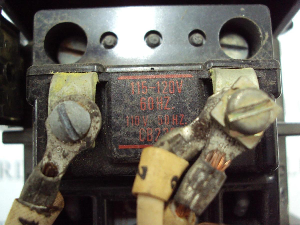 Used Allen Bradley AB Relay Contactor 509-B0D Ser B 115/120 Volt Coil 5O9BOD Size 1