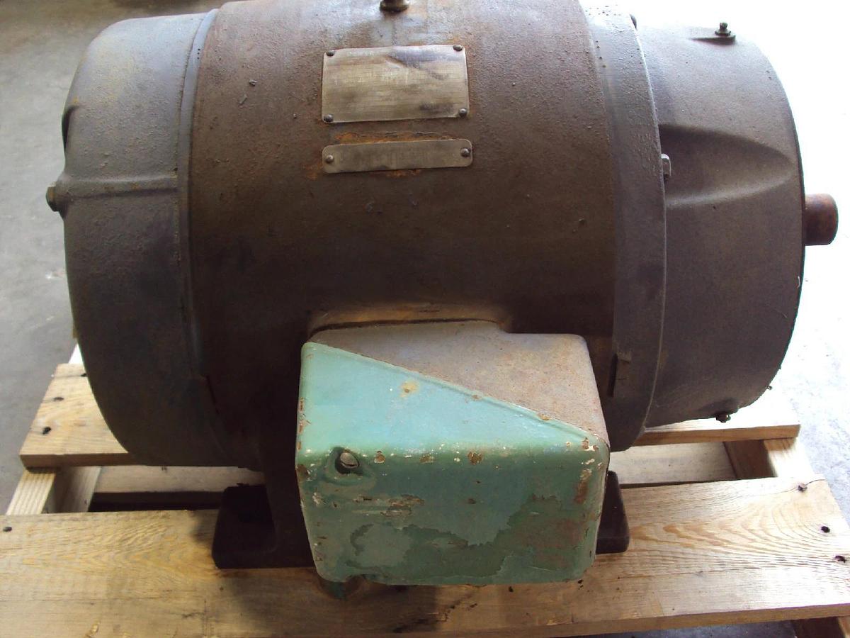 Used GE General Electric Motor 30HP 460 Volts 3 Phase Frame 326 TSC 1180 RPM 41 AMPS