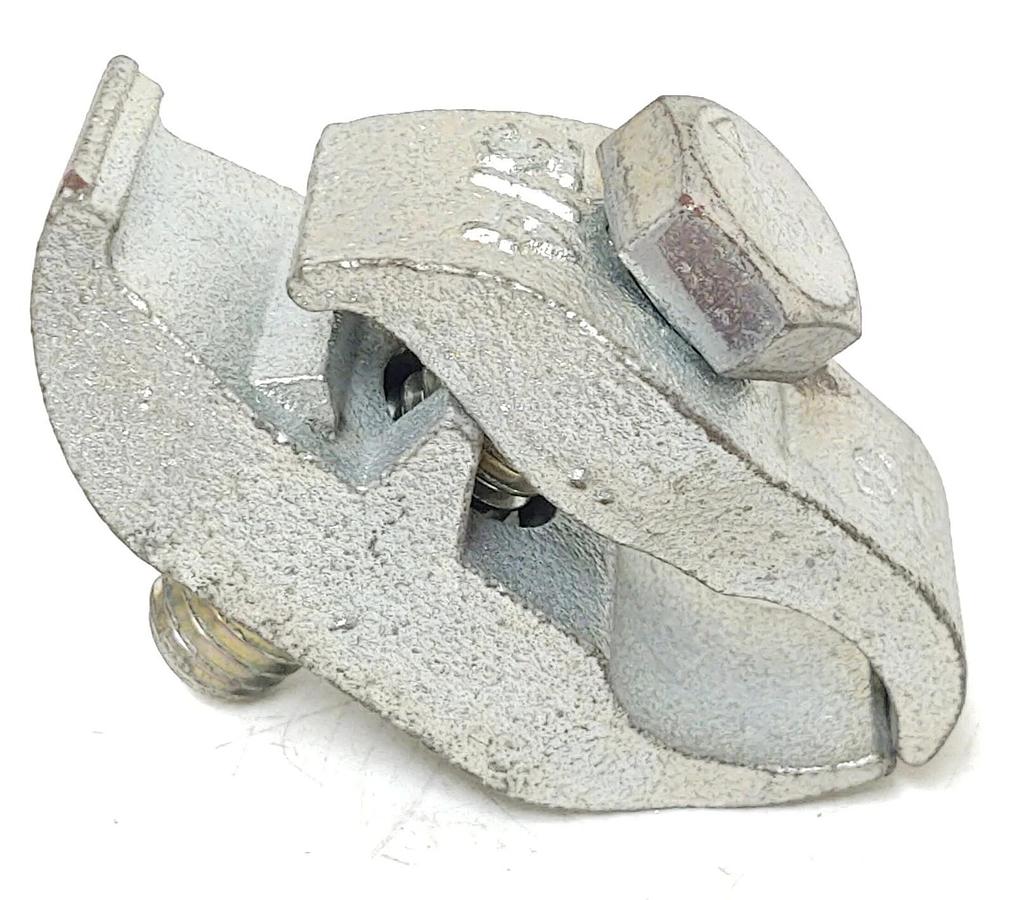 🔥 (9 PCS) 3/4 Crouse Cooper Eaton Zinc Plated Iron Parallel Beam Conduit Clamp