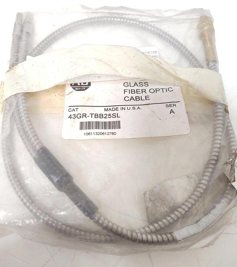 🔥Allen Bradley Glass Fiber Optic Cable 43GR-TBB25SL
