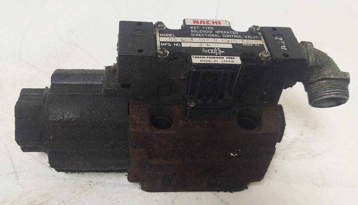 Used 🔥Nachi SS-G03-A3Z-R-C115-E20 Wet Type Solenoid Directional Control Valve