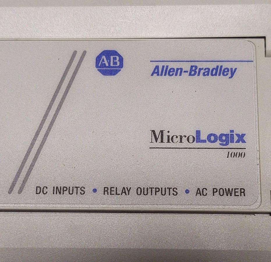 Used MicroLogix 1000, 120VAC, (24VDC), 12Out Relay (Allen Bradley:1761-L32BWA) TESTED