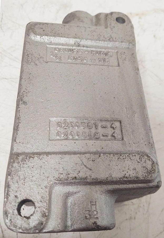 🔥(NOS) CAST IRON CROUSE-HINDS EDSC171 EXPLOSION-PROOF SINGLE GANG BODY 1/2"