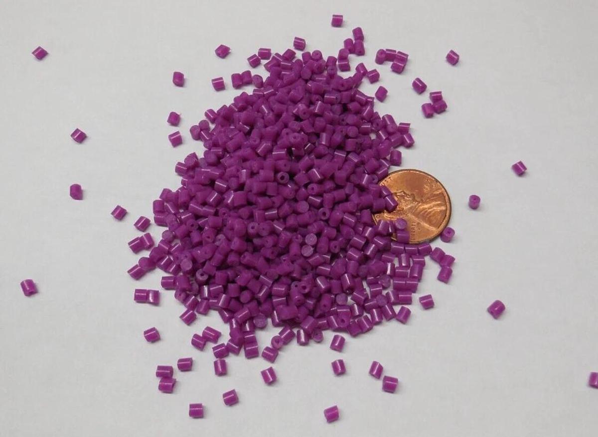 Purple PP Polypropylene Plastic Pellets Resin Material Injection Molding 10 Lbs