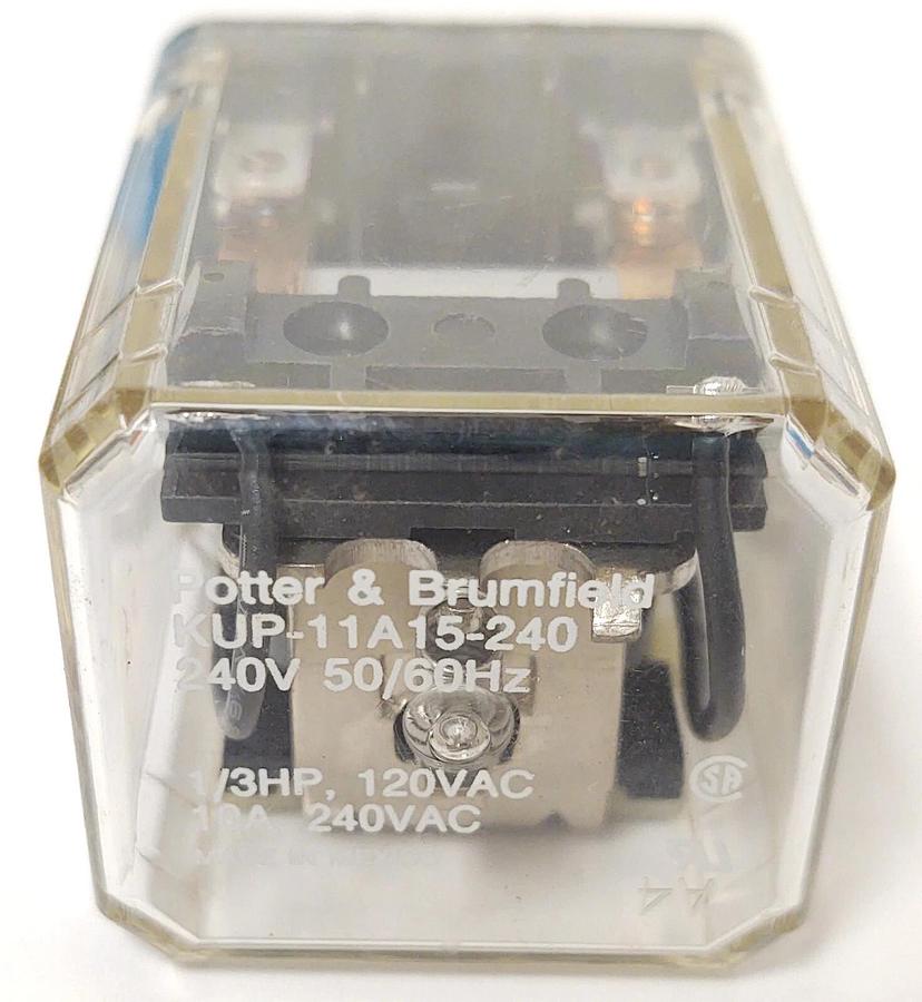 🔥 (3 NEW) POTTER&BRUMFIELD KUP11A15 RELAY (240V COIL) DPDT CUBE