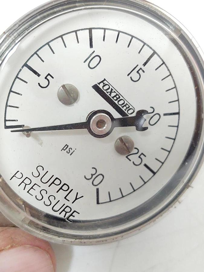 🔥 NEW FOXBORO C1026 P103YN 2.0 TEST AIR GAUGE 0-30 PSI 1/4"
