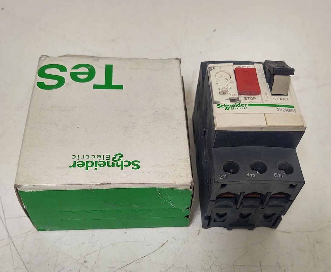 🔥NEW Schneider Electric GV2ME05 Motor Circuit Breaker 0.63-1A 3P