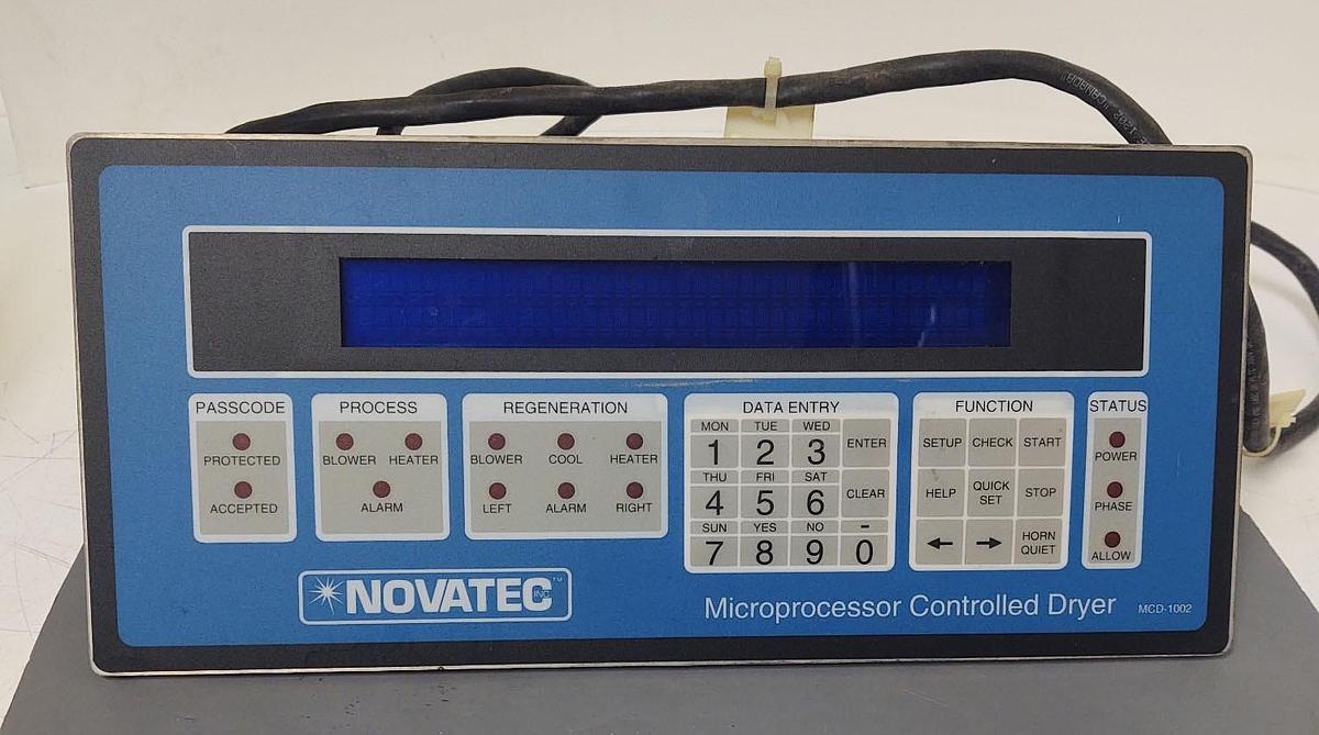 Used 🔥NOVATEC MCD-1002 / MCD1002 KEYSTONE ELE 493100 Dryer Controller