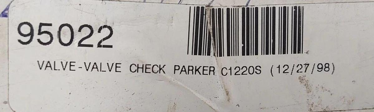 🔥 NEW PARKER 3/4" NPT HYDRAULIC CHECK VALVE C1220S