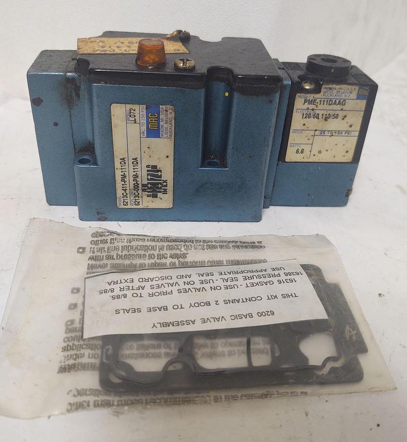 Used 🔥MAC 6213C-411-PM-111DA Air Valve