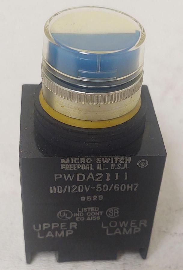 🔥NEW Blue-White Lens HONEYWELL PWDA2111 Dual Pilot Light 120/60