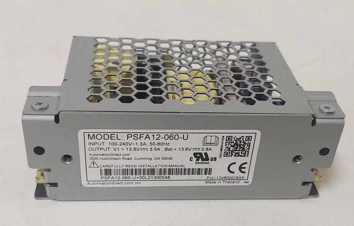 🔥NIB AUTOMATION DIRECT PSFA12-060-U 13.8VDC POWER SUPPLY 100-240VAC INPUT