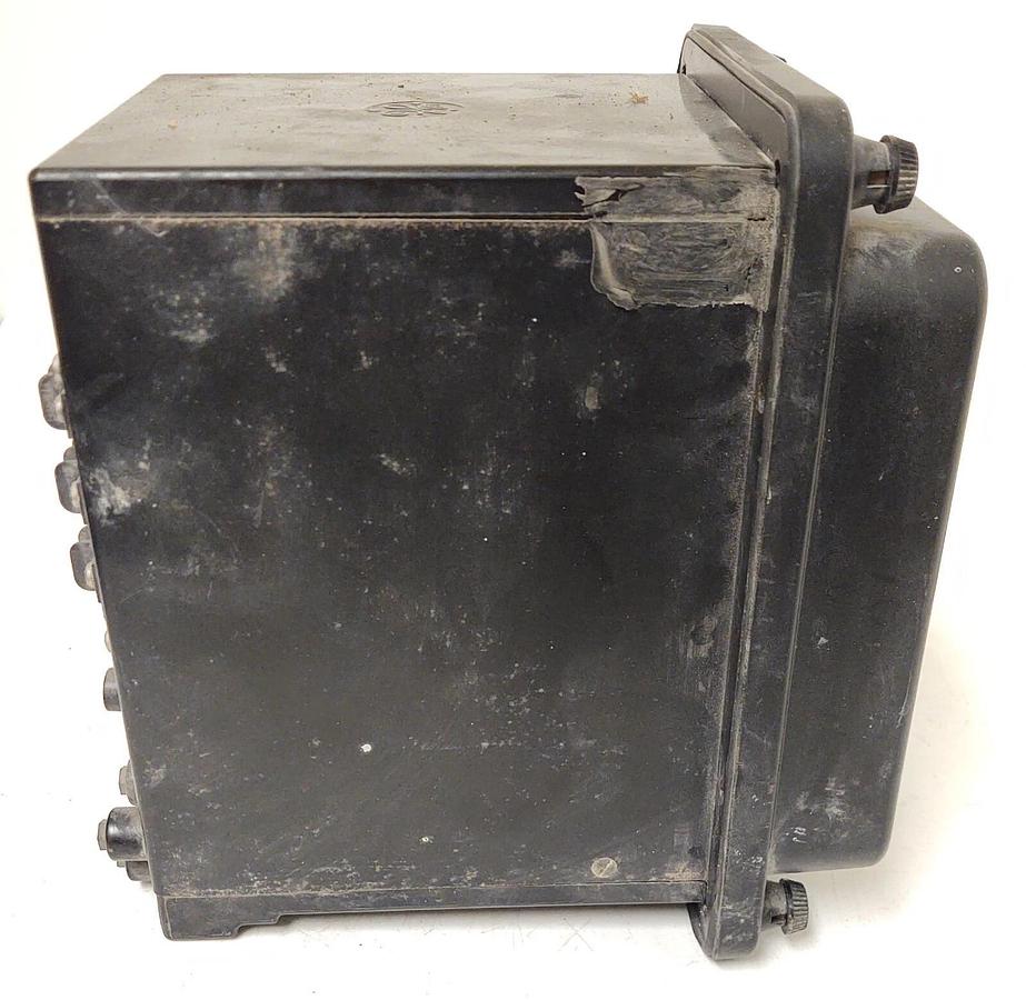 Used GE KV 21389584 MULTIFUNCTION ELECTRIC METER w/ CASE