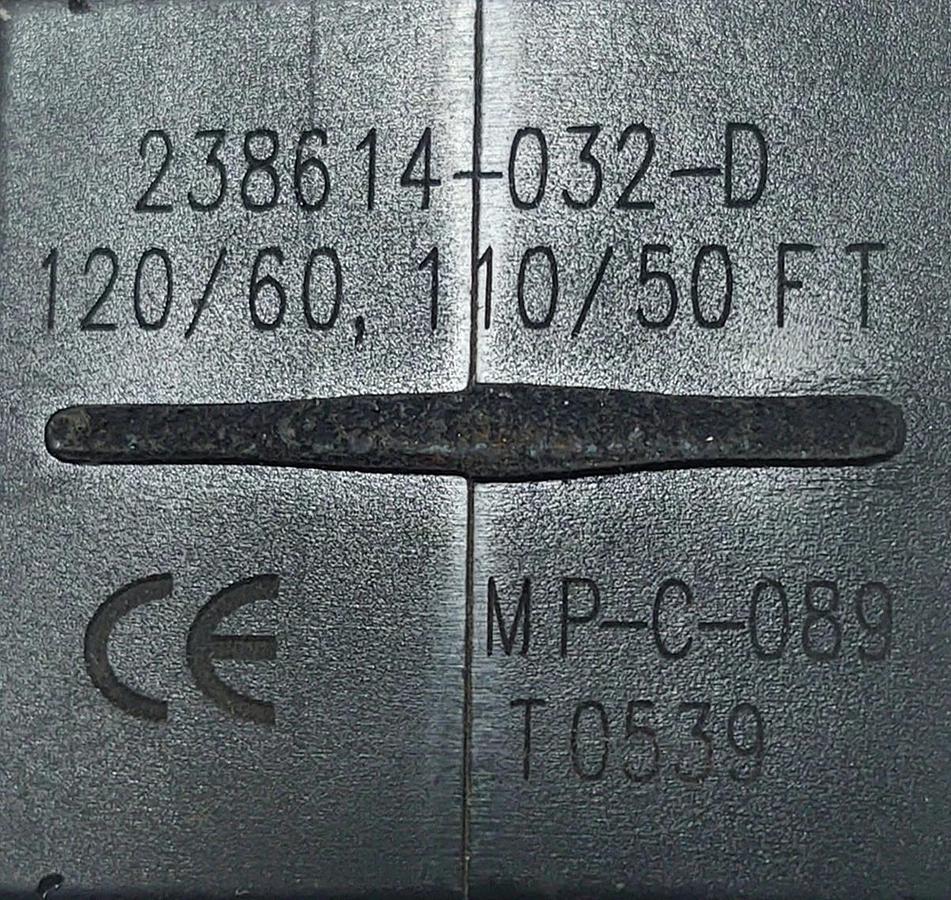 Used 🔥ASCO MP-C-089 238614-032D 110/120V 50/60Hz HT Solenoid Valve Coil