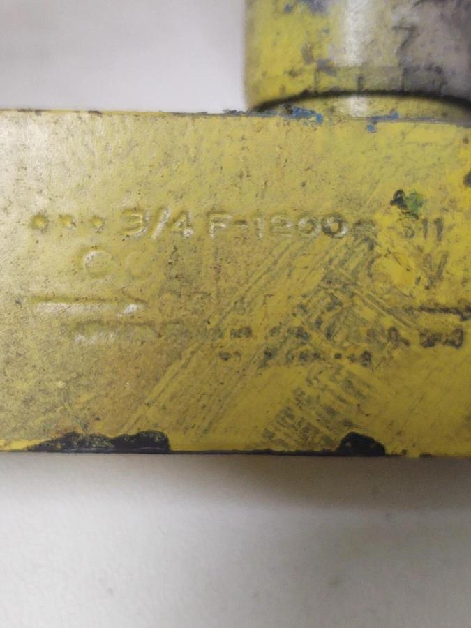 Used 🔥PARKER F-1200-S11 Hydraulic Valve Flow Control Check Valve 3/4"