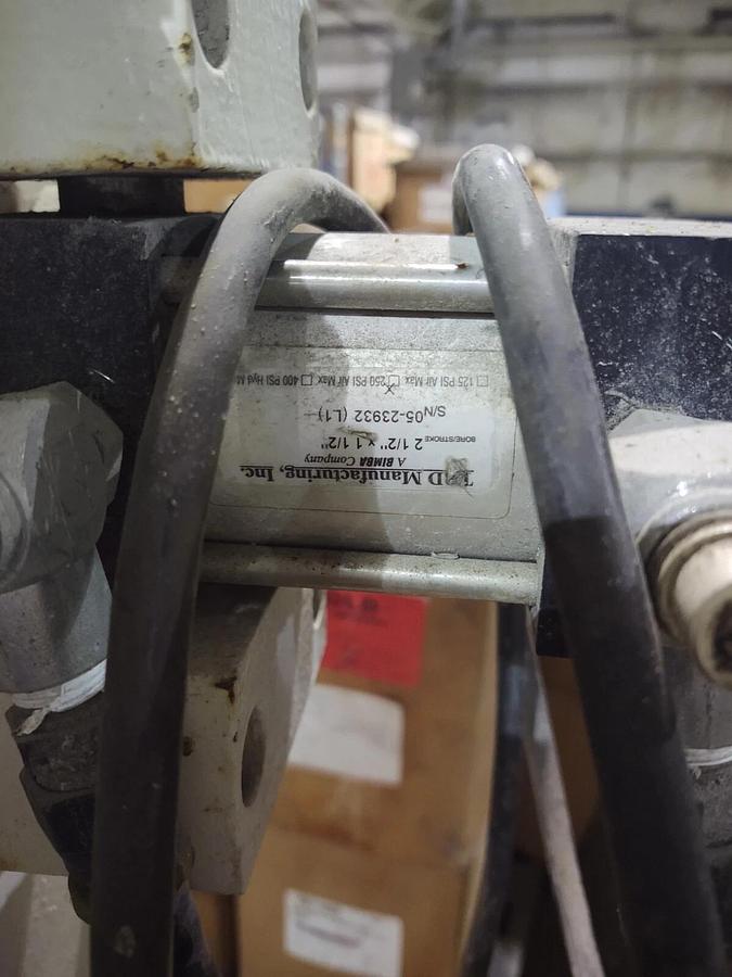 Used Extrusion Pinch Roller Pipe Puller 2Hp DC Motor Drive Transmission ø3" Material