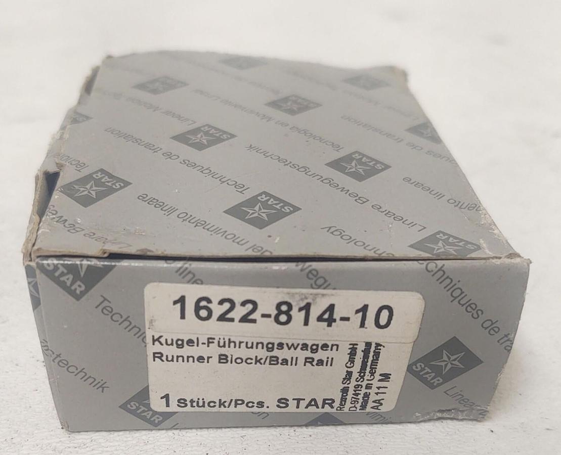 🔥 (4PCS Lot) Kugel-Fuhrungswagon Star Runner Block/Ball Rail 1622-814-10