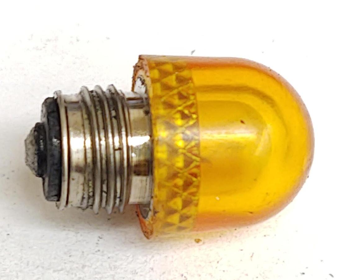 Used 🔥 (3 Tested) Vintage DIALCO 12 VOLT Panel Mount Indicator With Amber Lens