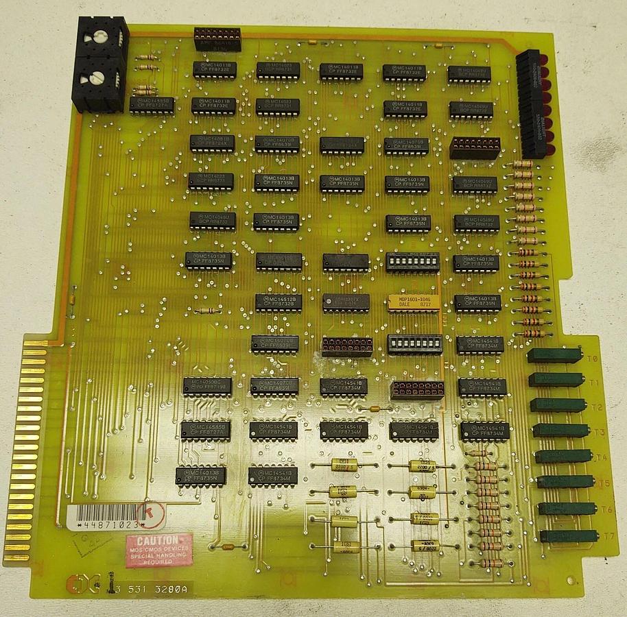 Used Cincinnati Milacron OC 3-531-3280A Timer Logic Board