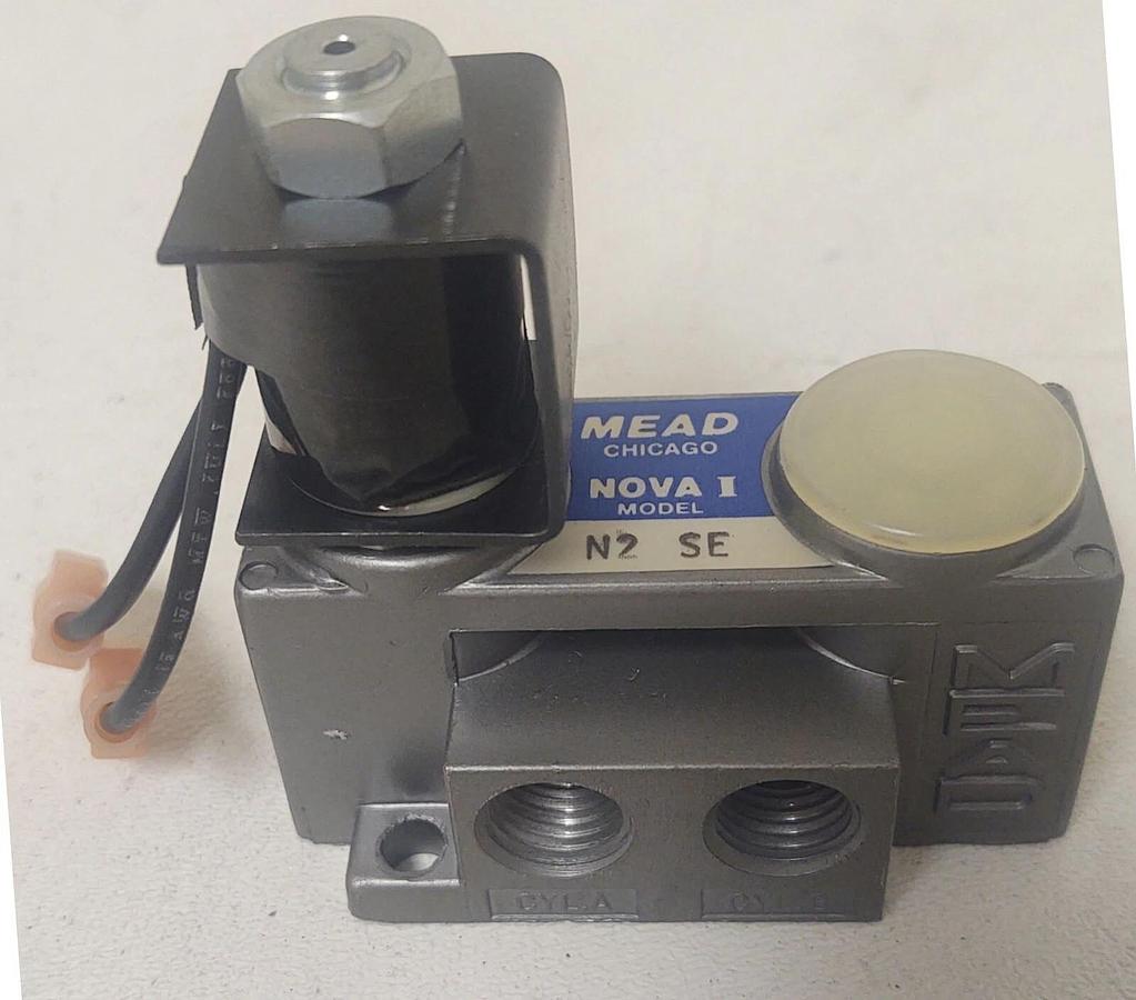 🔥 MEAD Nova 1 Model N2SE Pneumatic Air Valve 24V Coil