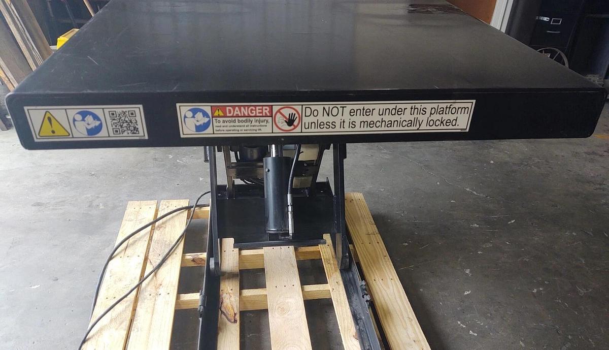 Used 🔥 Autoquip Series 35 4000 lb Hydraulic Lift Table Platform 72"x34" 480VAC