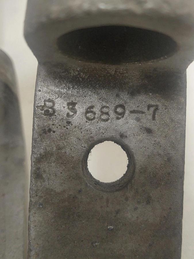 🔥(4 PCS Lot) ALCOA 1524  B3689-7 CABLE CONNECTOR ALUMINUM HEAVY GAUGE