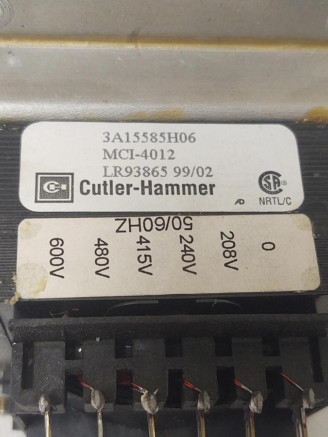 Used 🔥Cutler-Hammer 3A15585H06 Industrial Control Transformer MCI-4012