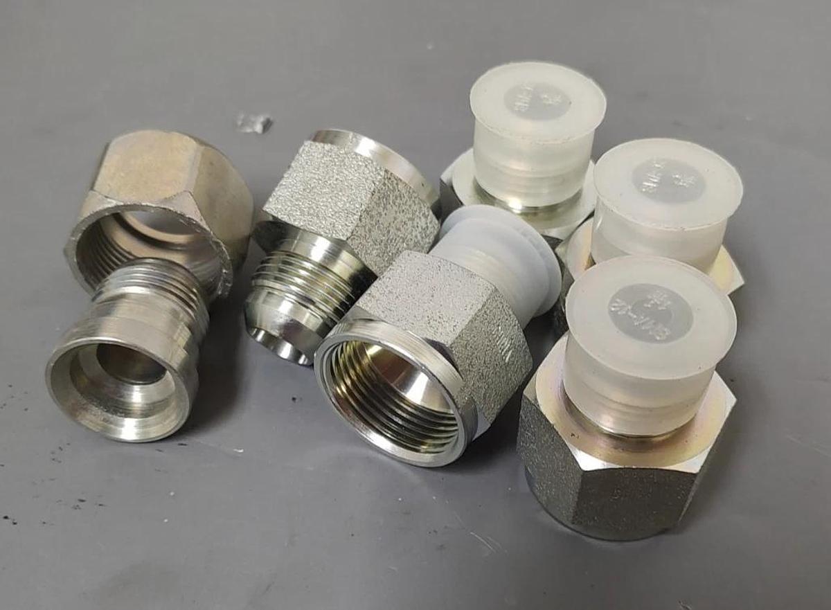 🔥 QTY 6 - 1" JIC Female Swivel & Solid to 3/4 JIC Male Reducing Adapter