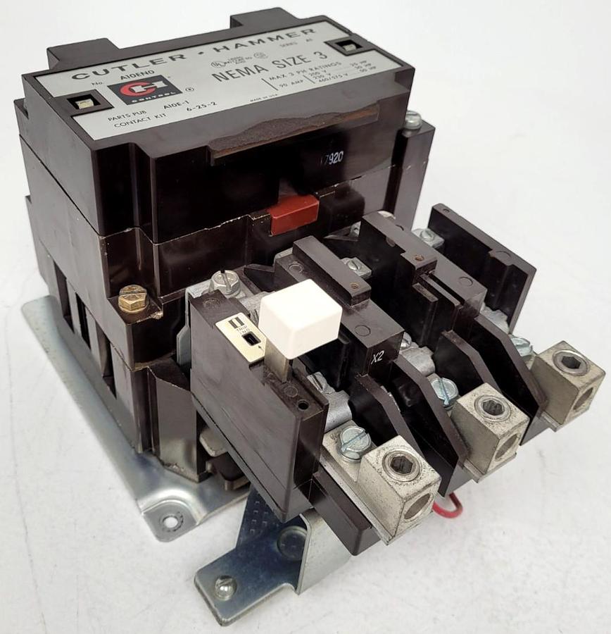 Used 🔥TESTED GE CR306E000AQA Motor Starter Contactor Size 3 120V Coil 600V 3PH