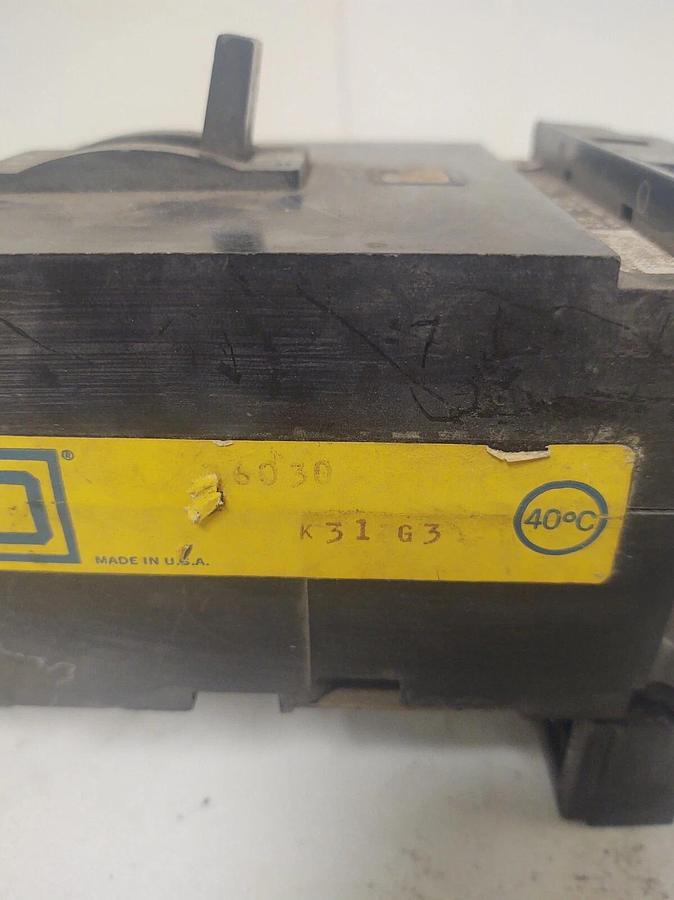 Used 🔥30A SQUARE D CIRCUIT BREAKER 3 POLE 600VAC TYPE FA 36030
