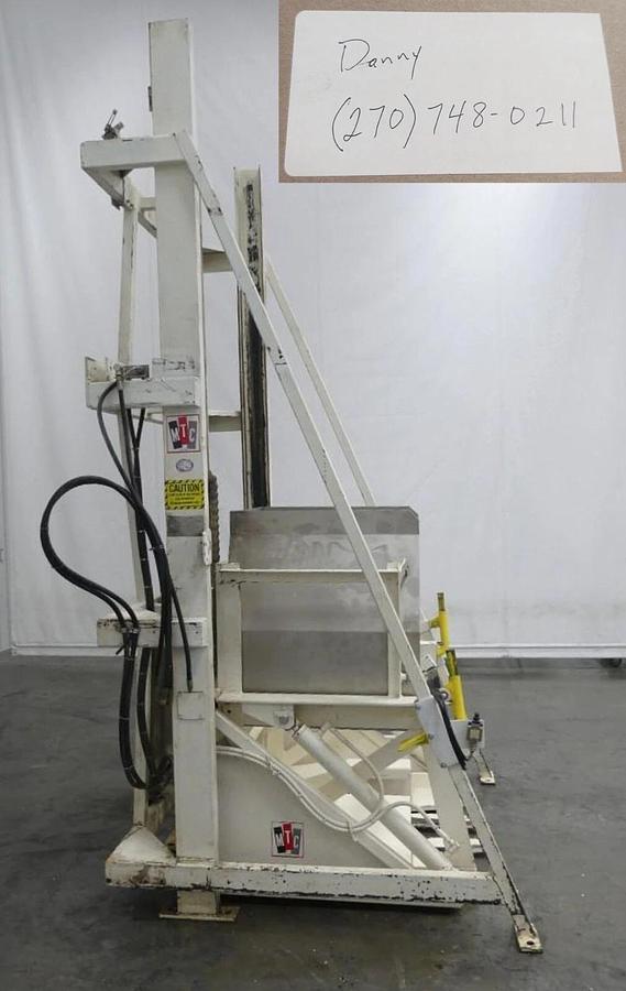 Used 🔥 MTC High Lift Hydraulic (VAT) Tote Bulk Material Dumper Hopper Tipper 2000Lb