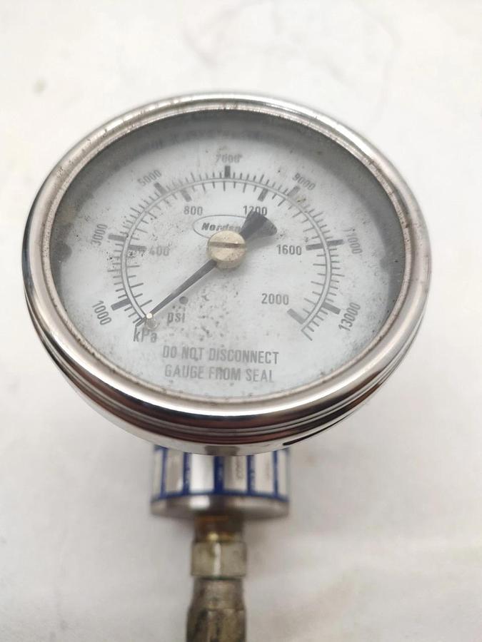 Used 🔥WIKA 990.10 2500 PSIG Diaphragm Gauge