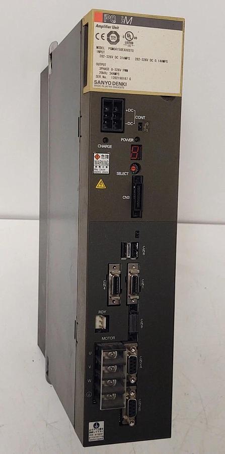 Used 🔥(TESTED)  PQM0A150EXXXS10 SANYO DENKI Amplifier Unit Drive 20kHz 34 Amp PWM