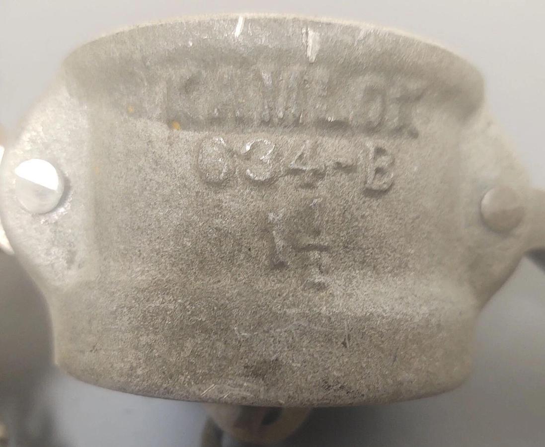 Used 🔥(QTY 8) 1-1/2" Kamlok OPW-633-FC-1.5 CAM Compression Half Coupling W/ Cap