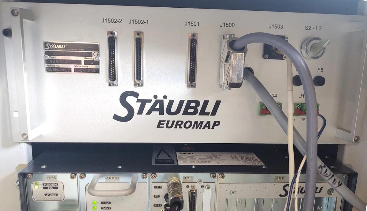 Used 🔥 Complete Working STAUBLI TX40 Robot 6 Axis, CS8C Controller, Euromap 67, 480V