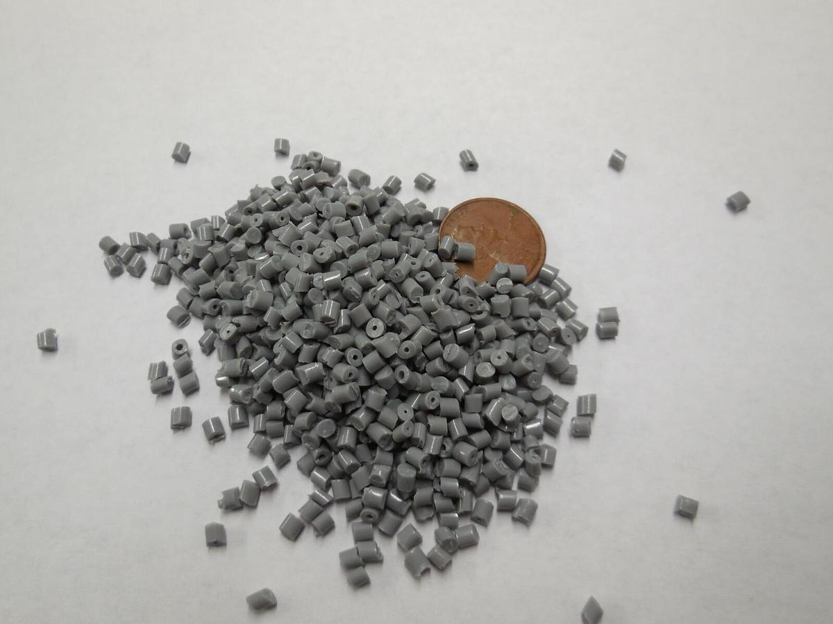 PP Plastic Pellets Polypropylene Resin Injection Molding Light Gray 45 Lbs