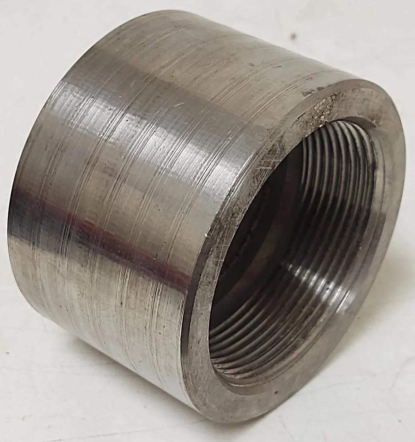 2" NPT Stainless Steel Pipe End Cap 316L SA/A182F B16 OMC Italy 3M 540024