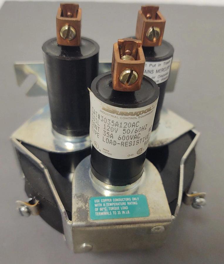 Used 🔥Durakool 3035A120AC Mercury Contactor Relay 35A 120V Coil