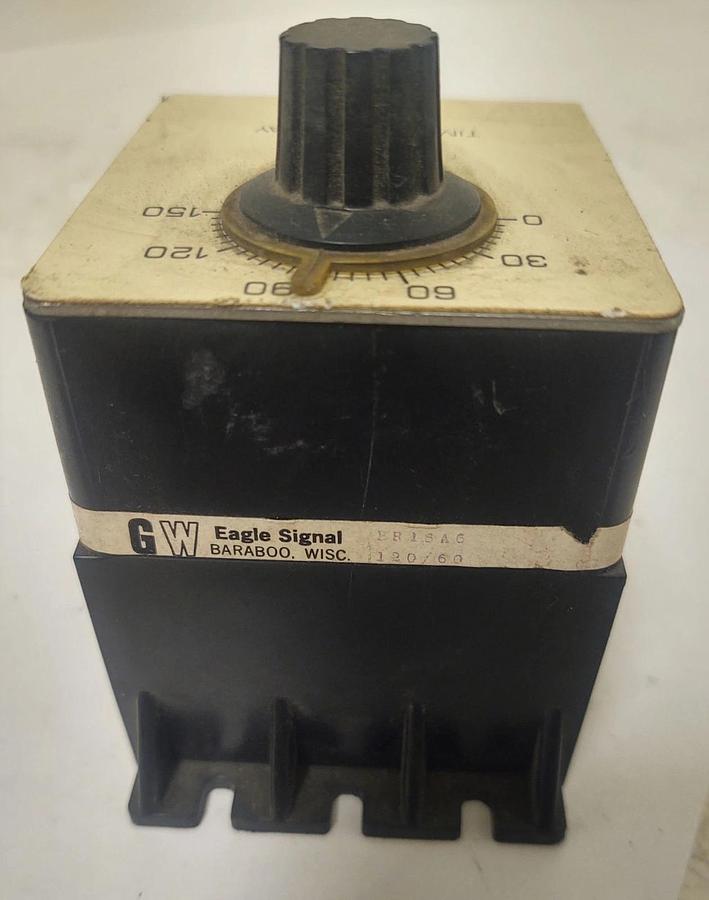 Used 🔥 EAGLE SIGNAL CONTROL BR16A6 TIME DELAY RELAY 120V - 50/60 HZ