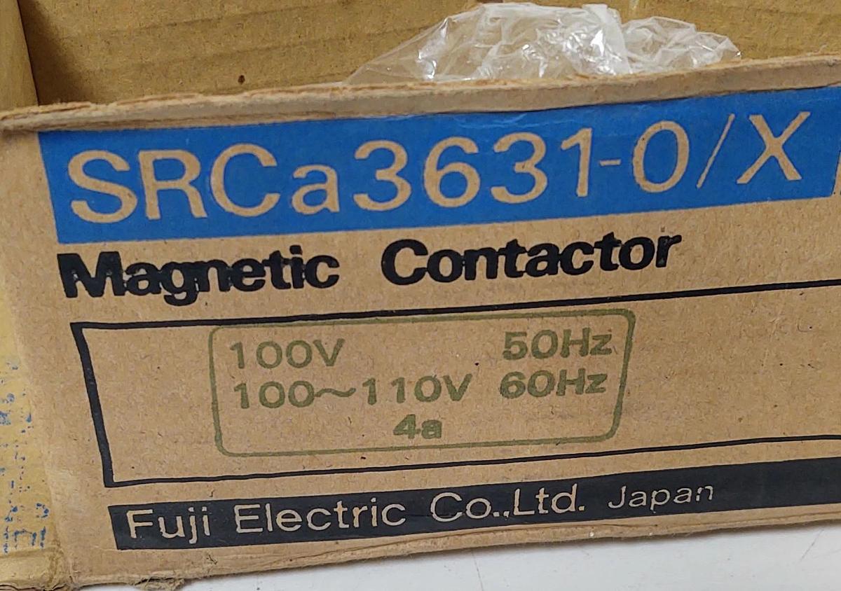 🔥FUJI MAGNETICA CONTACTOR SRCA3631-0/X, 100V Coil
