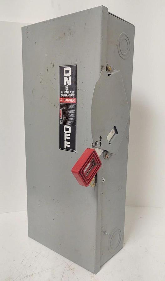 Used 🔥GE TH3362 Disconnect 60 Amp 600 Volt 3P3W Fusible Model 10