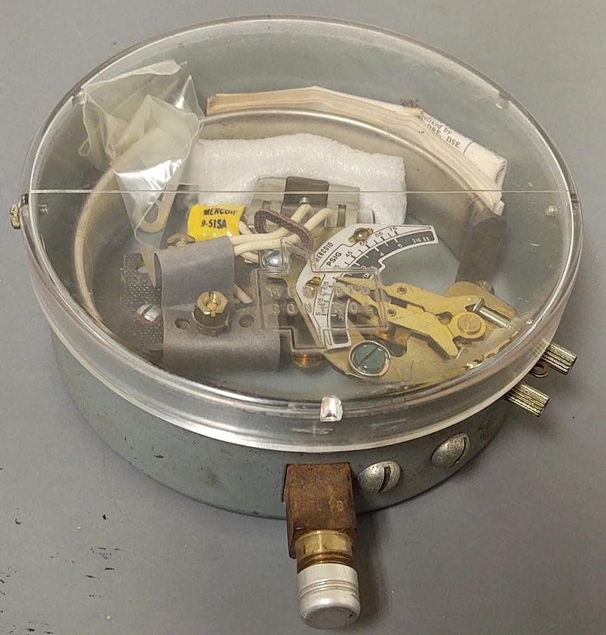 🔥NOS Mercoid DWYER DA-41-3-23E / DA41323E, 5-75 PSI