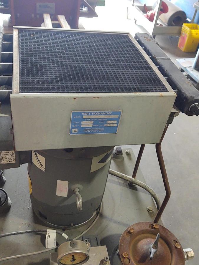 Used Morning Star 7.5Hp Hydraulic Pump Power Unit Station Pump 230/460V Heat Exchange