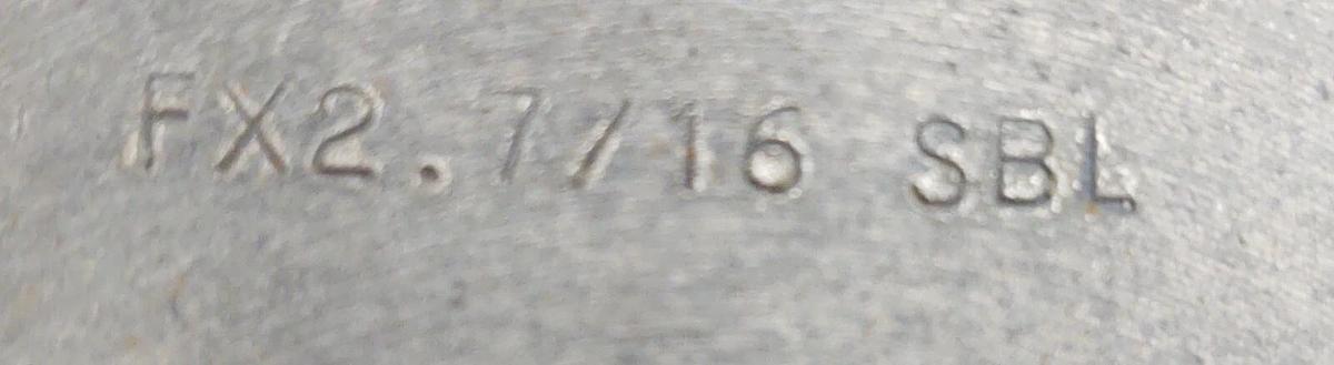 TB Woods SF2716 QD Bushing, Taper Sheave, Bore 2-7/16 In FX2.7/16 SBL