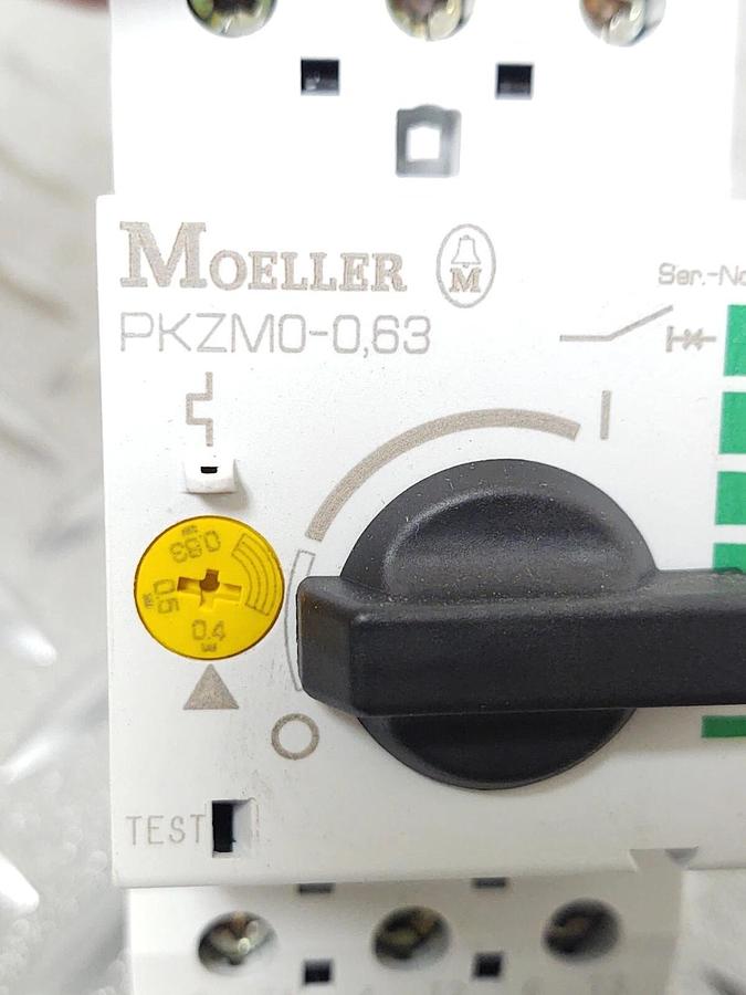 🔥 NEW Moeller PKZM0-0.63 Circuit Breaker Protected Motor Controller